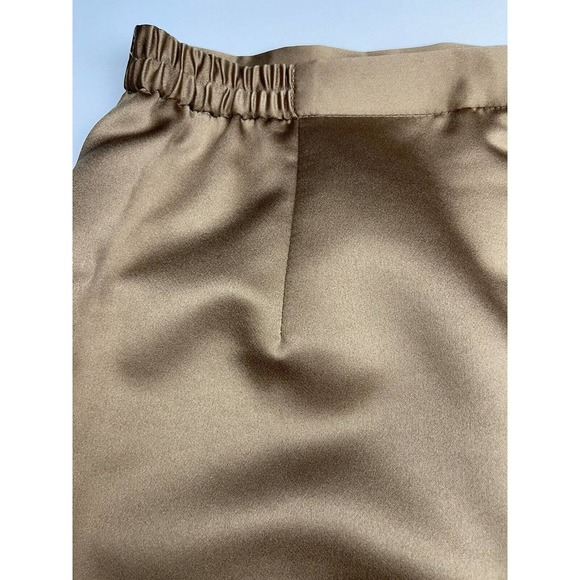 DONNA RICCO Golden Brown Dressy Cocktail Long Skirt Suit Size 10 - Picture 6 of 16
